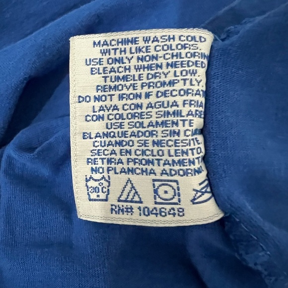 NBA Vintage Blue Short Sleeve Tee Got Moves sz 2XL - Picture 5 of 8